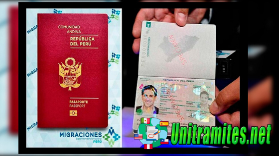 tramite pasaporte Perú 
